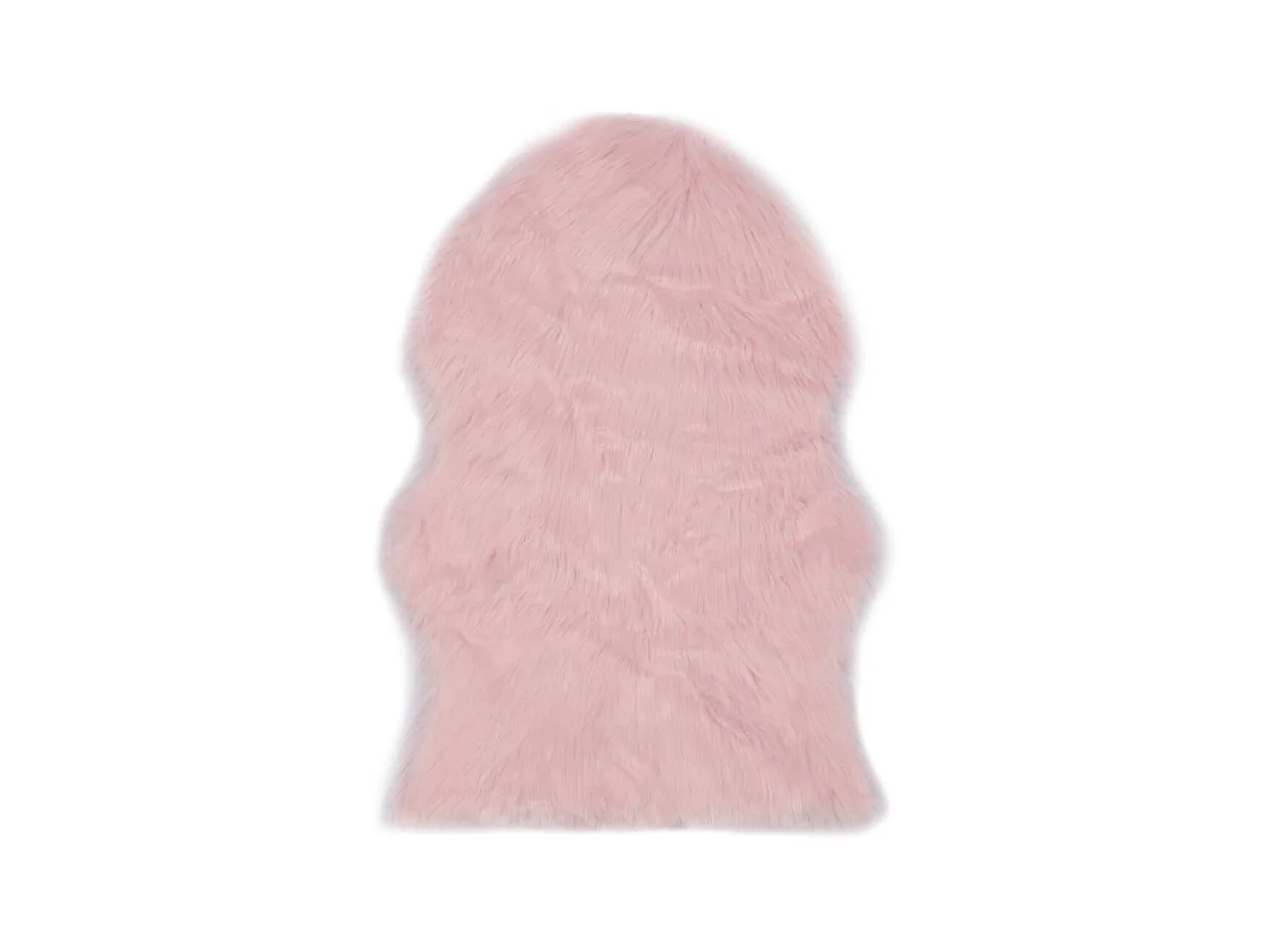 Tapis 60 x 90 cm Peau de mouton synthétique Rose QBH70646