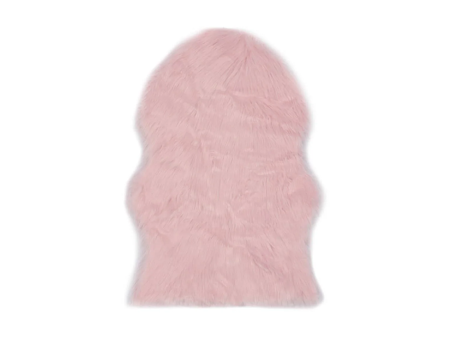 Tapis 60 x 90 cm Peau de mouton synthétique Rose QBH70646