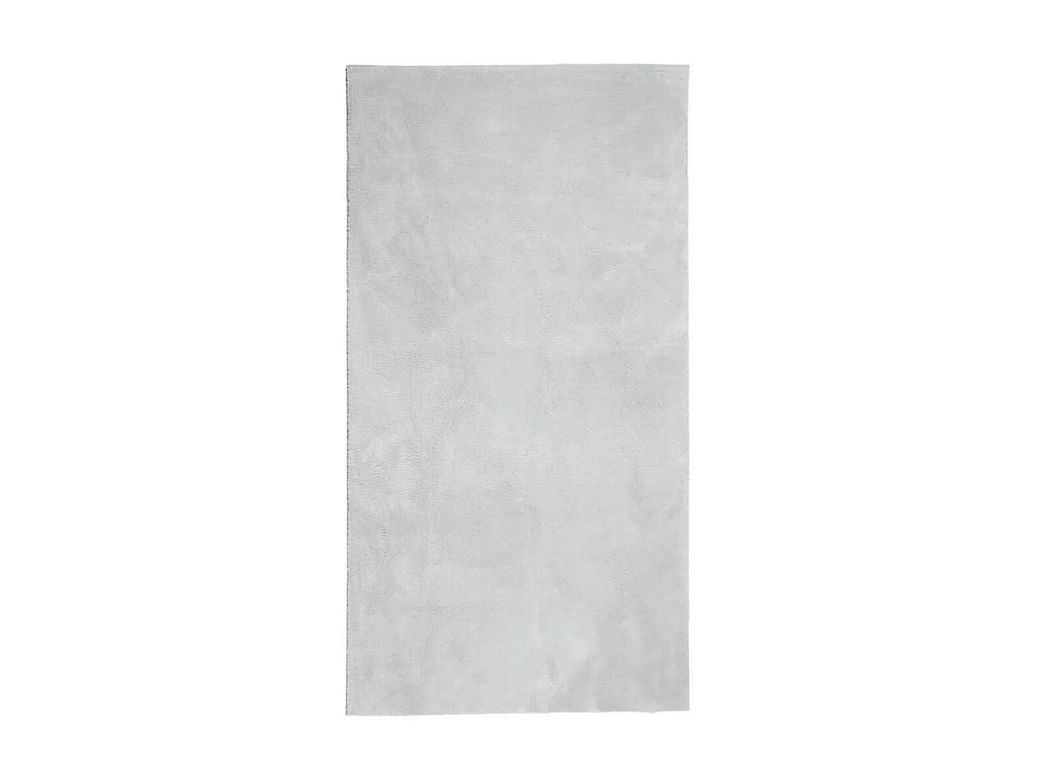 Tapis HUARTE à poils courts doux et lavable gris 60x110 cm QBH46449