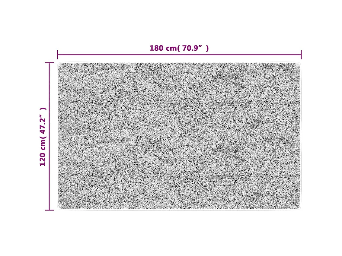 Tapete lavável antiderrapante 120x180 cm multicor PT154901