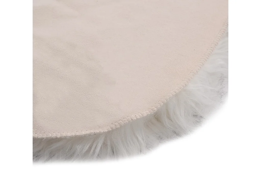 Tapis 60 x 90 cm Peau de mouton synthétique Mélange de gris QBH91595