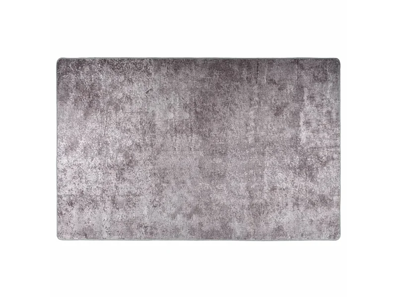 Tapis lavable antidérapant 80x150 cm Gris QBH31490