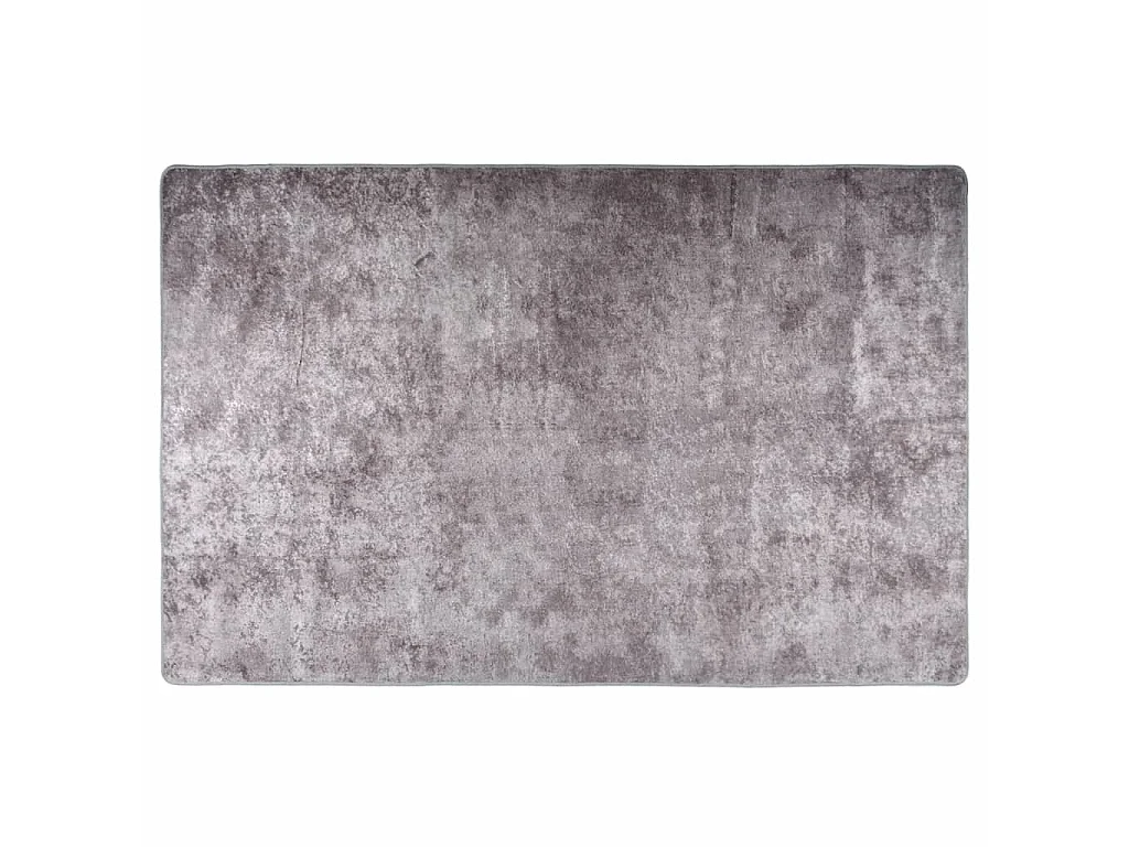 Tapis lavable antidérapant 80x150 cm Gris QBH31490