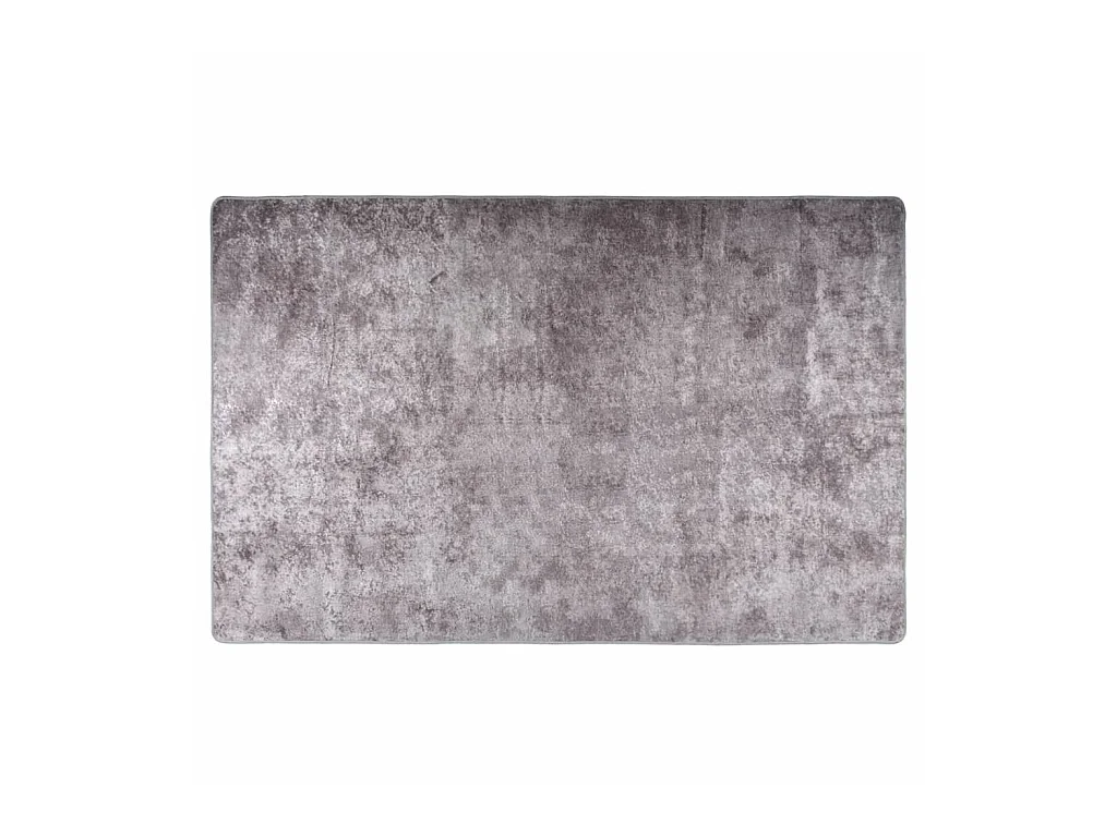 Tapis lavable antidérapant 80x150 cm Gris QBH31490