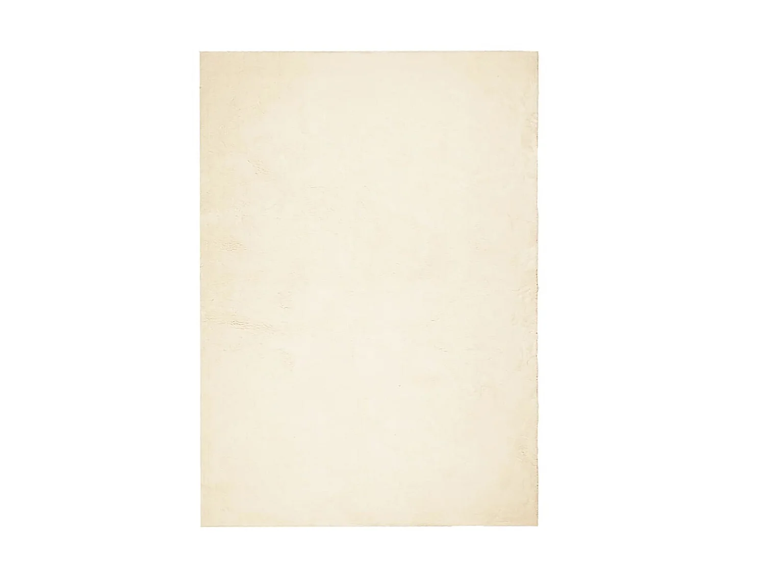 Tapis HUARTE à poils courts doux et lavable crème 160x230 cm QBH74151