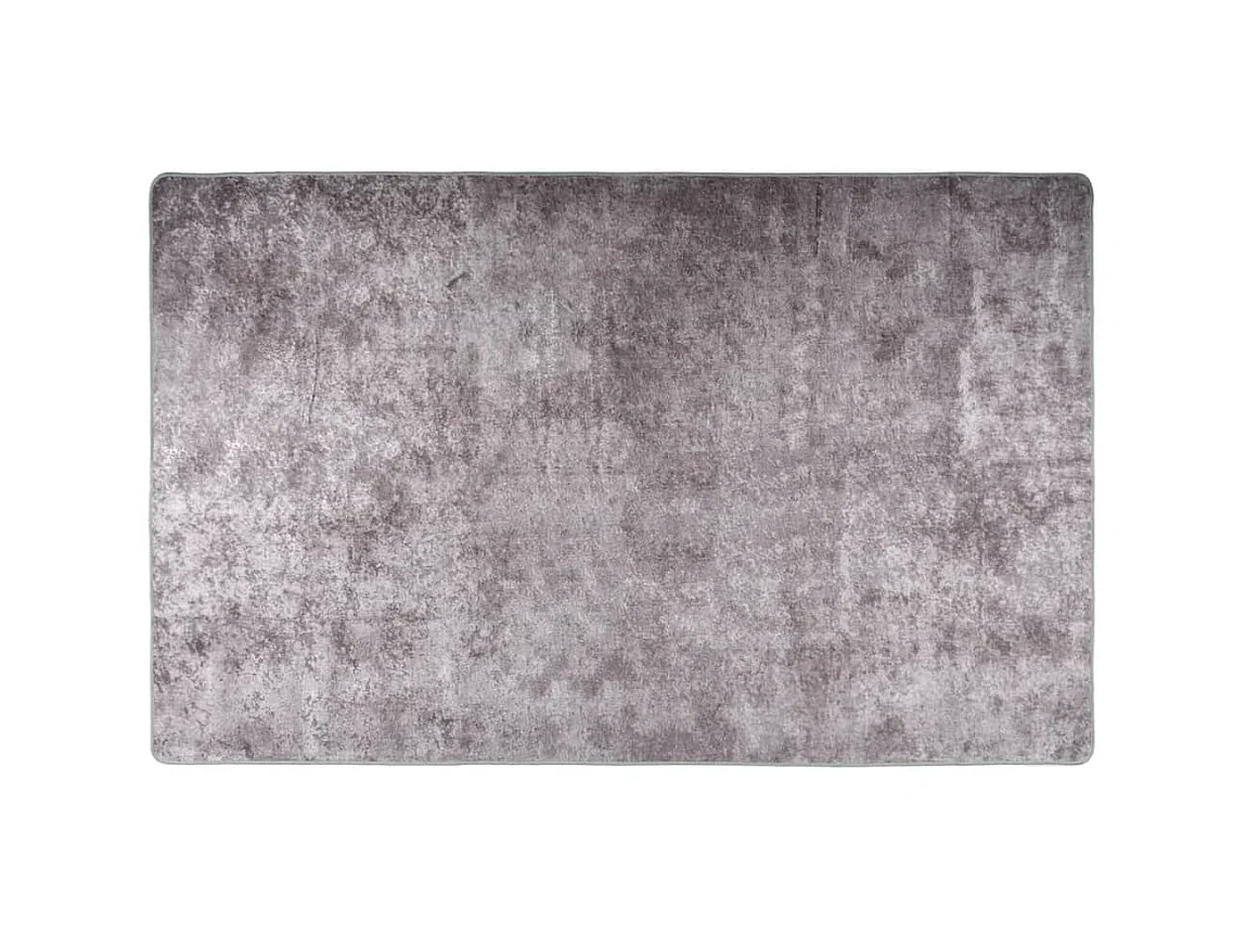 Tapis lavable antidérapant 160x230 cm Gris QBH28724