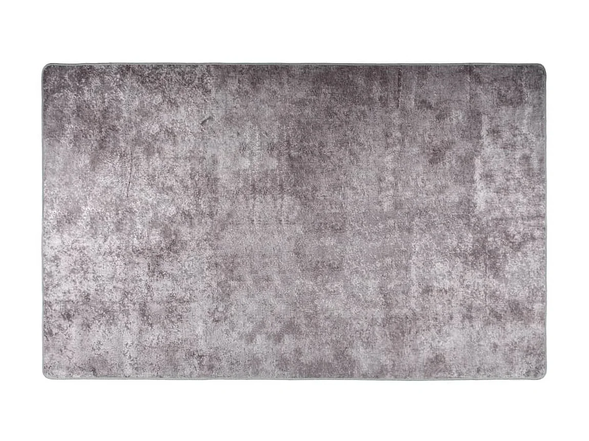 Tapis lavable antidérapant 160x230 cm Gris QBH28724