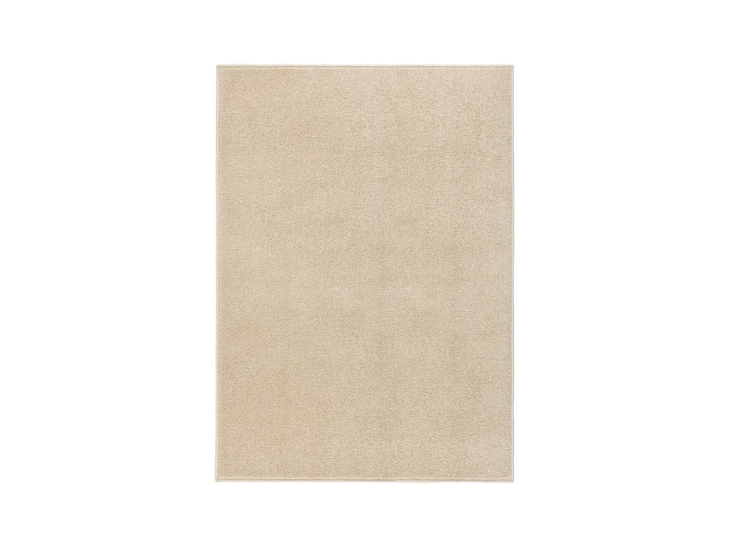 Vloerkleed kortpolig 120x170 cm beige NL213395