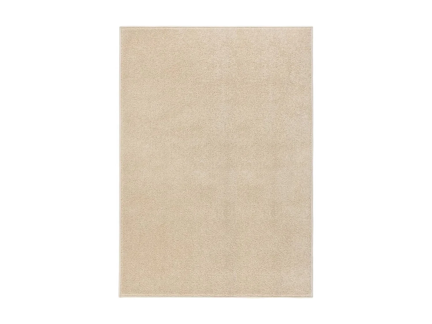 Vloerkleed kortpolig 120x170 cm beige NL213395