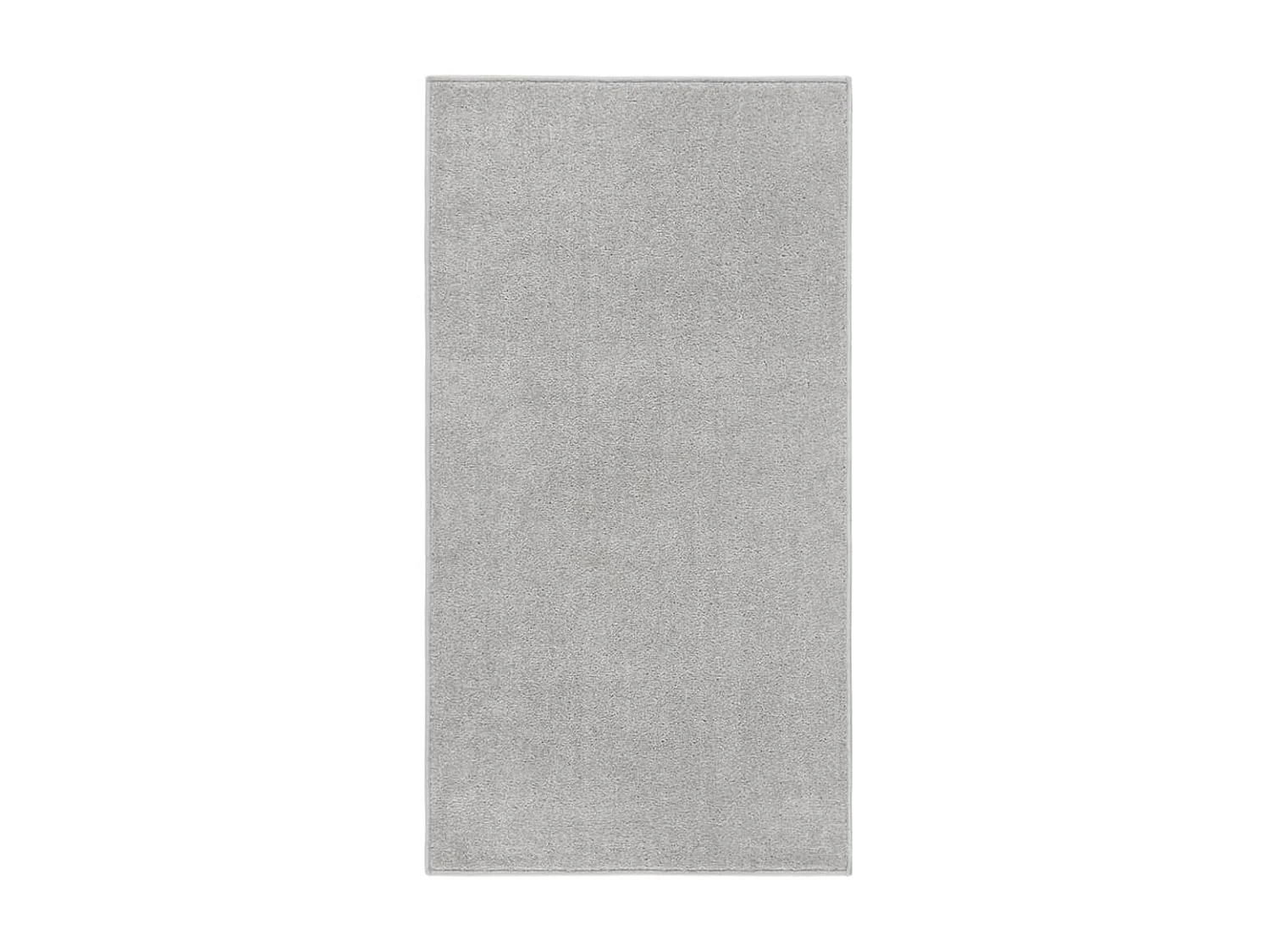 Tapis à poils courts 80x150 cm Gris clair QBH97109