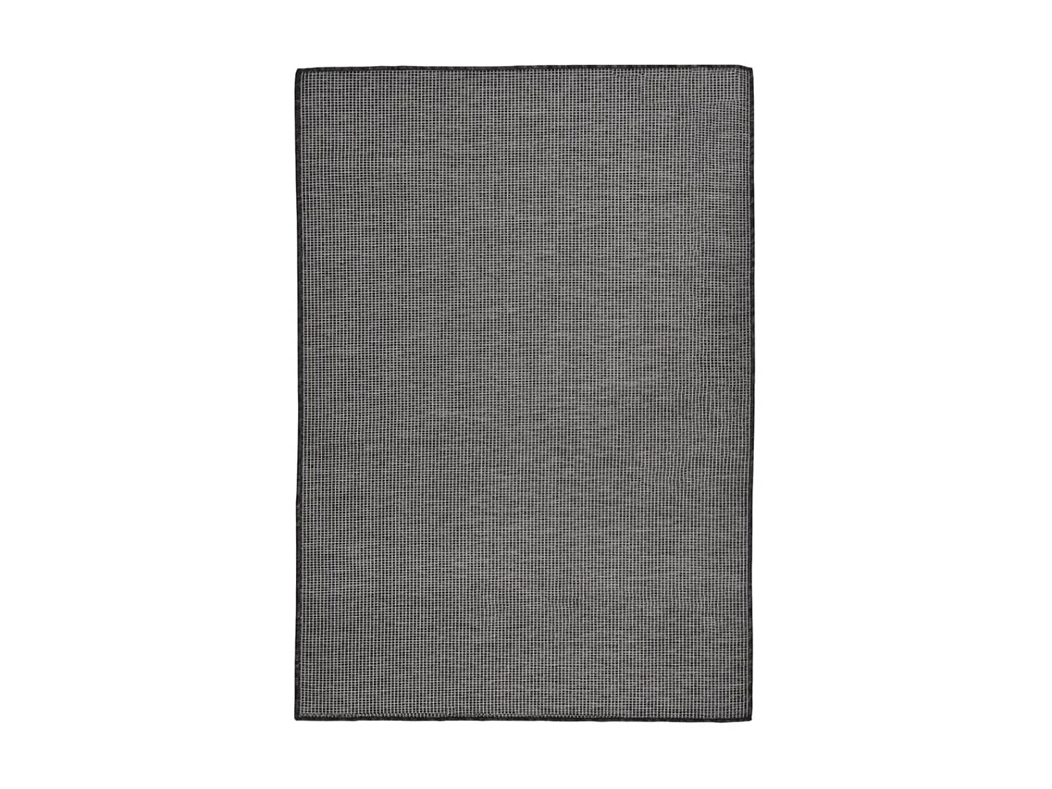 Tapis à tissage plat d'extérieur 160x230 cm Gris QBH11671