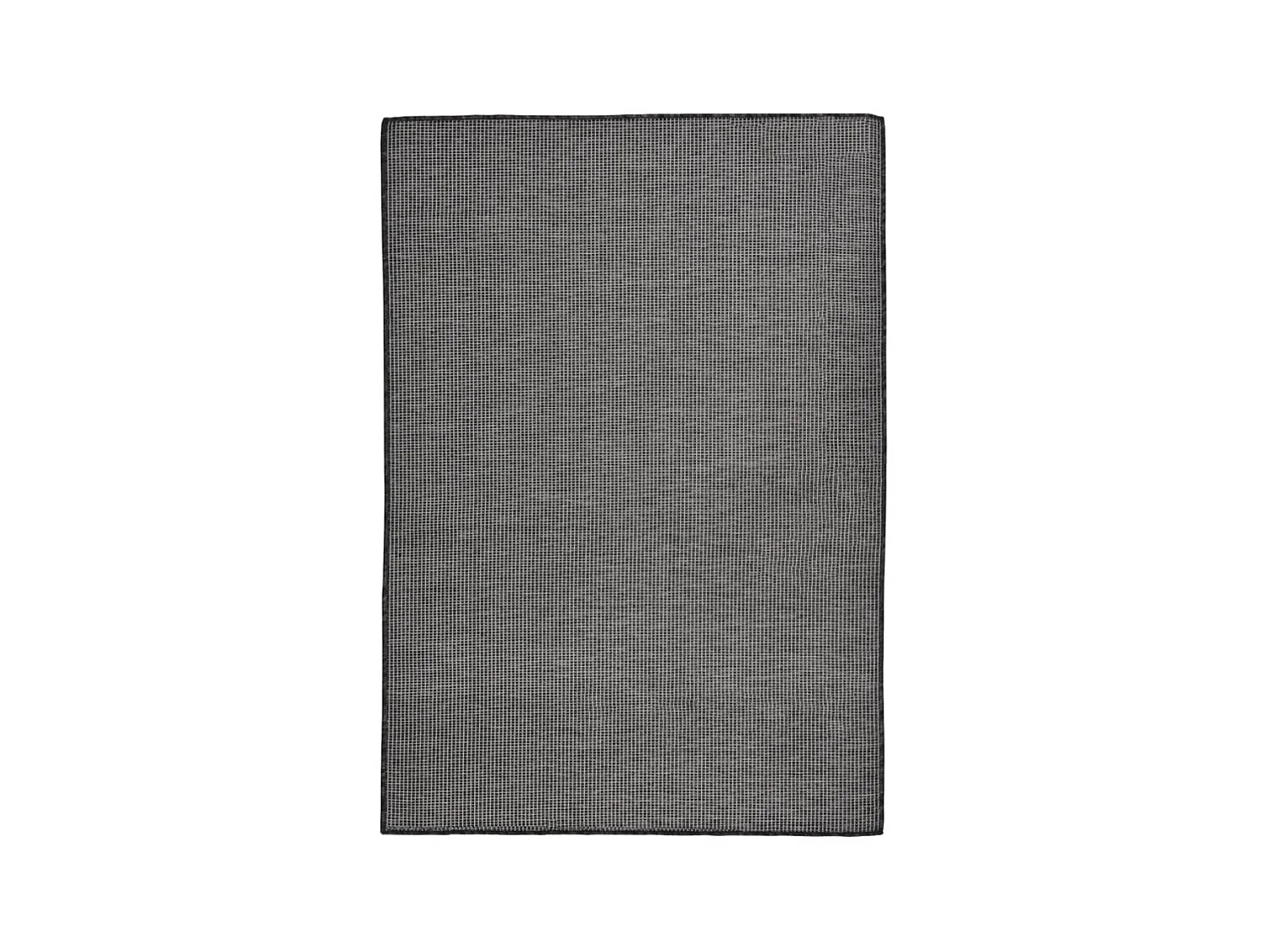 Tapis à tissage plat d'extérieur 160x230 cm Gris QBH11671
