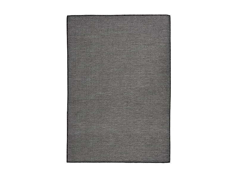Tapete de tecido plano para exterior 160x230 cm cinzento PT590326