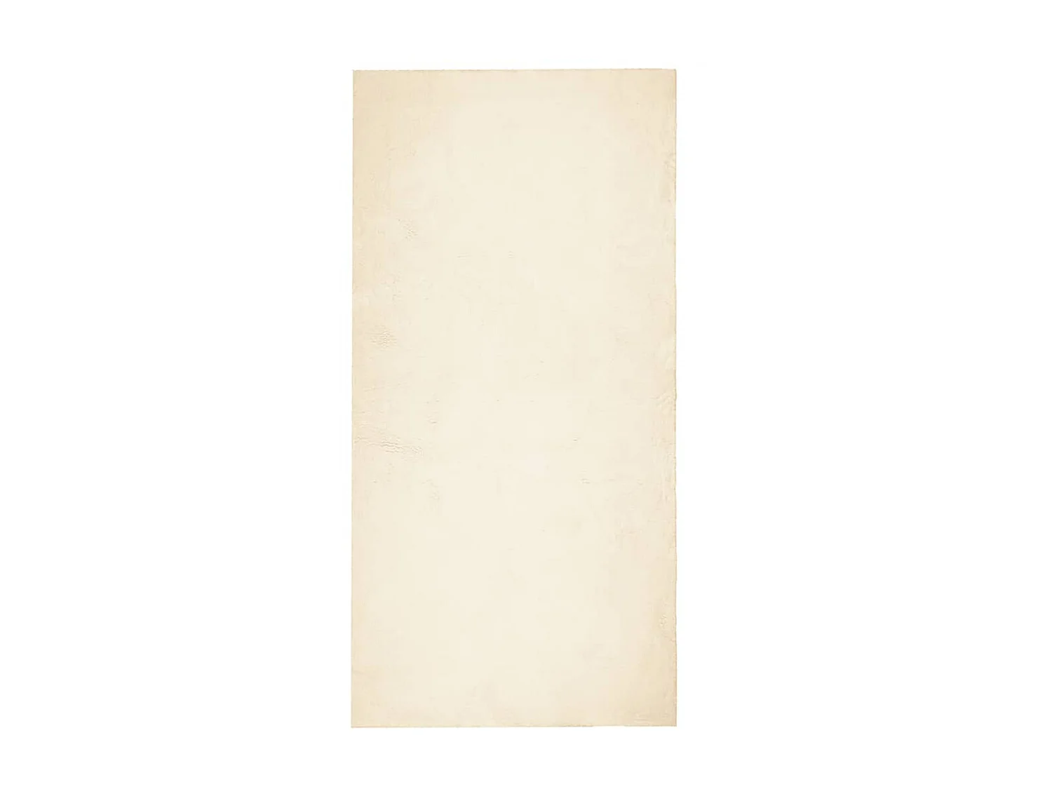 Tapis HUARTE à poils courts doux et lavable crème 100x200 cm QBH90526