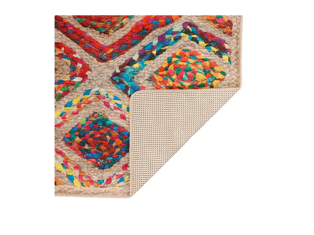 Alfombra lavable antideslizante multicolor 80x300 cm ES77763
