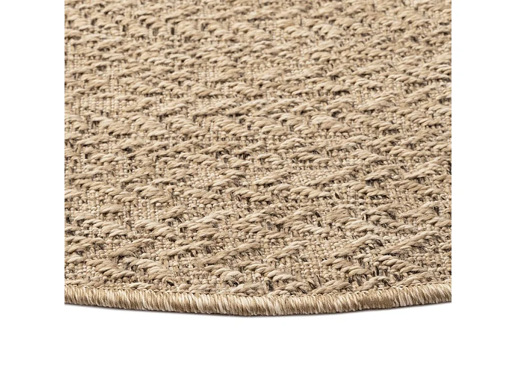 Tapis 160 cm aspect jute intérieur et extérieur QBH36306