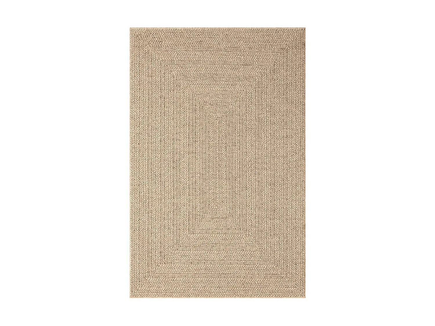 Tapis 160x230 cm aspect jute intérieur et extérieur QBH85208
