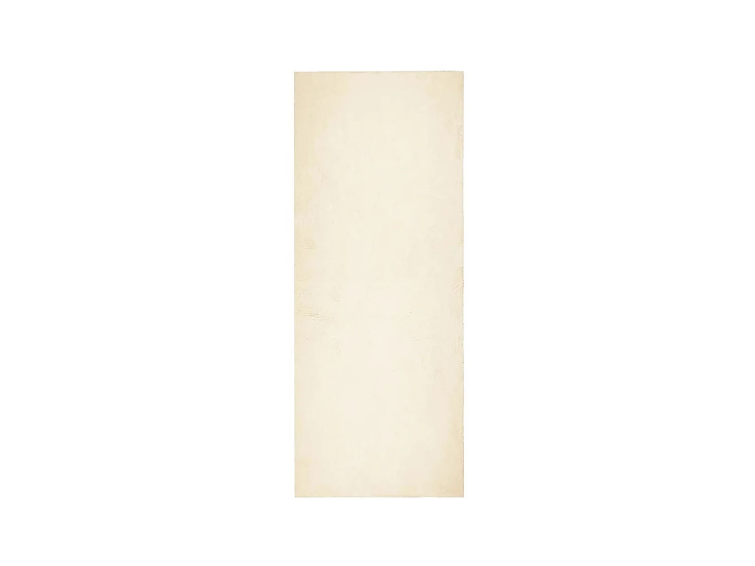 Tapete pelo curto macio e lavável HUARTE 80x200 cm cor creme PT144798