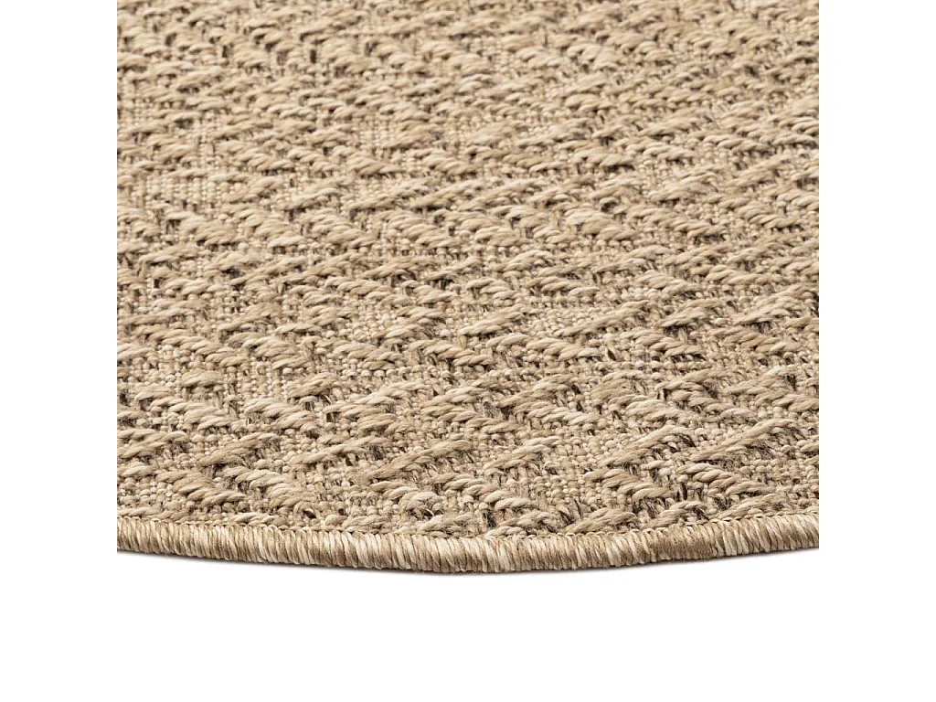 Tapis 90 cm aspect jute intérieur et extérieur QBH12688