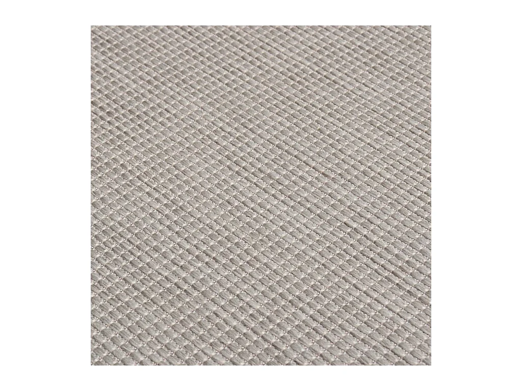 Alfombra de exterior de tejido plano gris taupe 200x280 cm ES84025