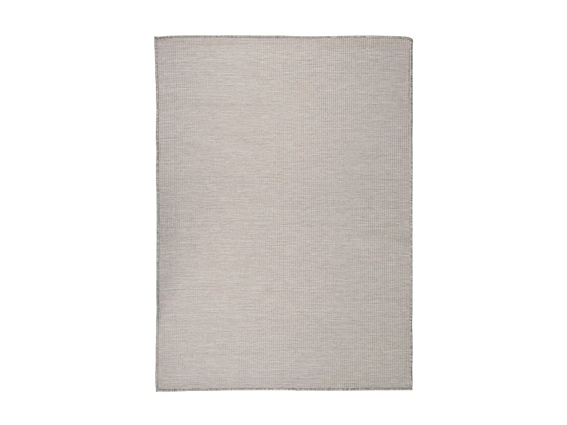 Buitenkleed platgeweven 200x280 cm taupe NL557422