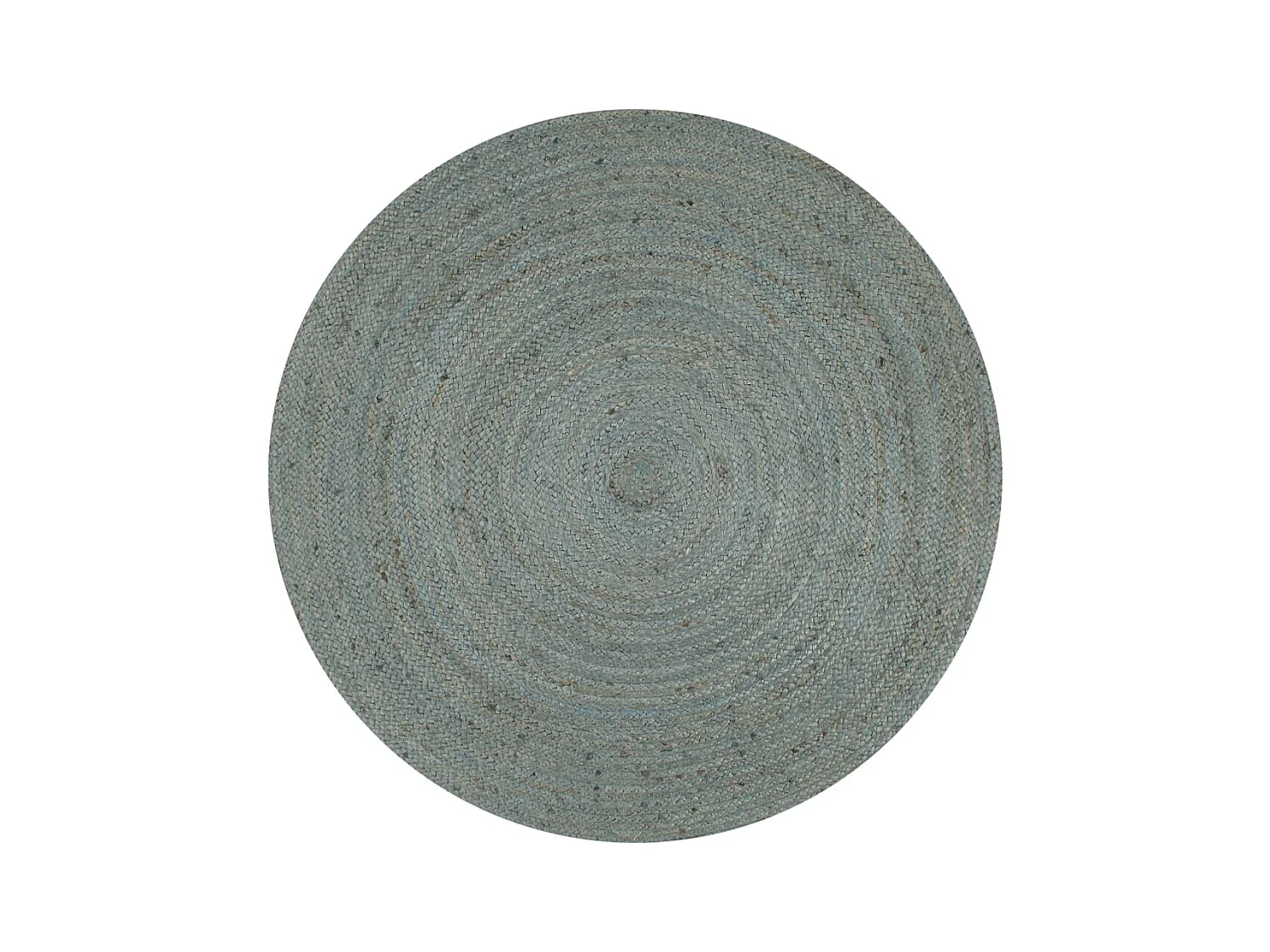 Tapis fait à la main Jute Rond 150 cm Vert olive QBH93684