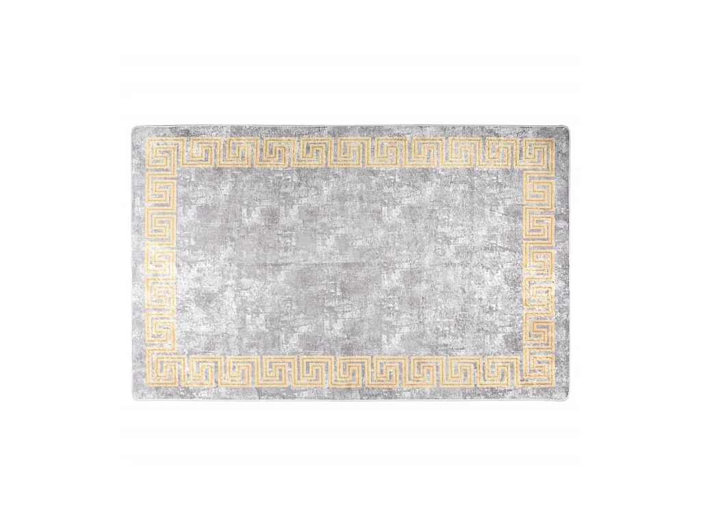 Tapis lavable antidérapant 160x230 cm Gris QBH44253