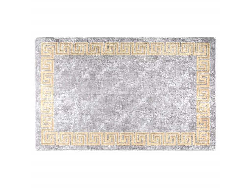 Tapis lavable antidérapant 160x230 cm Gris QBH44253