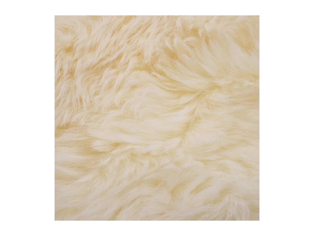 Alfombra de piel de oveja blanco 60x180 cm ES29448
