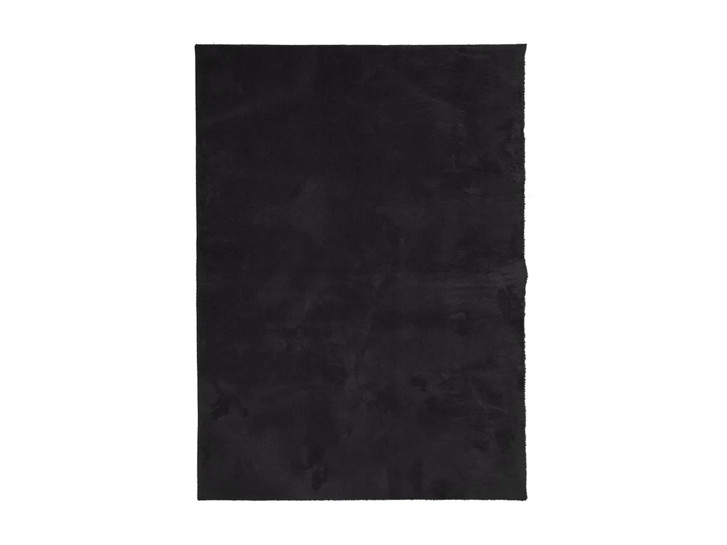 Tapete pelo curto macio e lavável HUARTE 120x170 cm preto PT732352