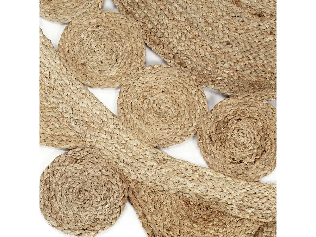 Vloerkleed handgemaakt 150 cm gevlochten jute NL782230