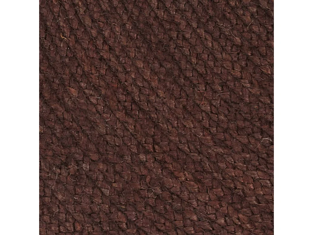 Vloerkleed handgemaakt rond 150 cm jute bruin NL854684