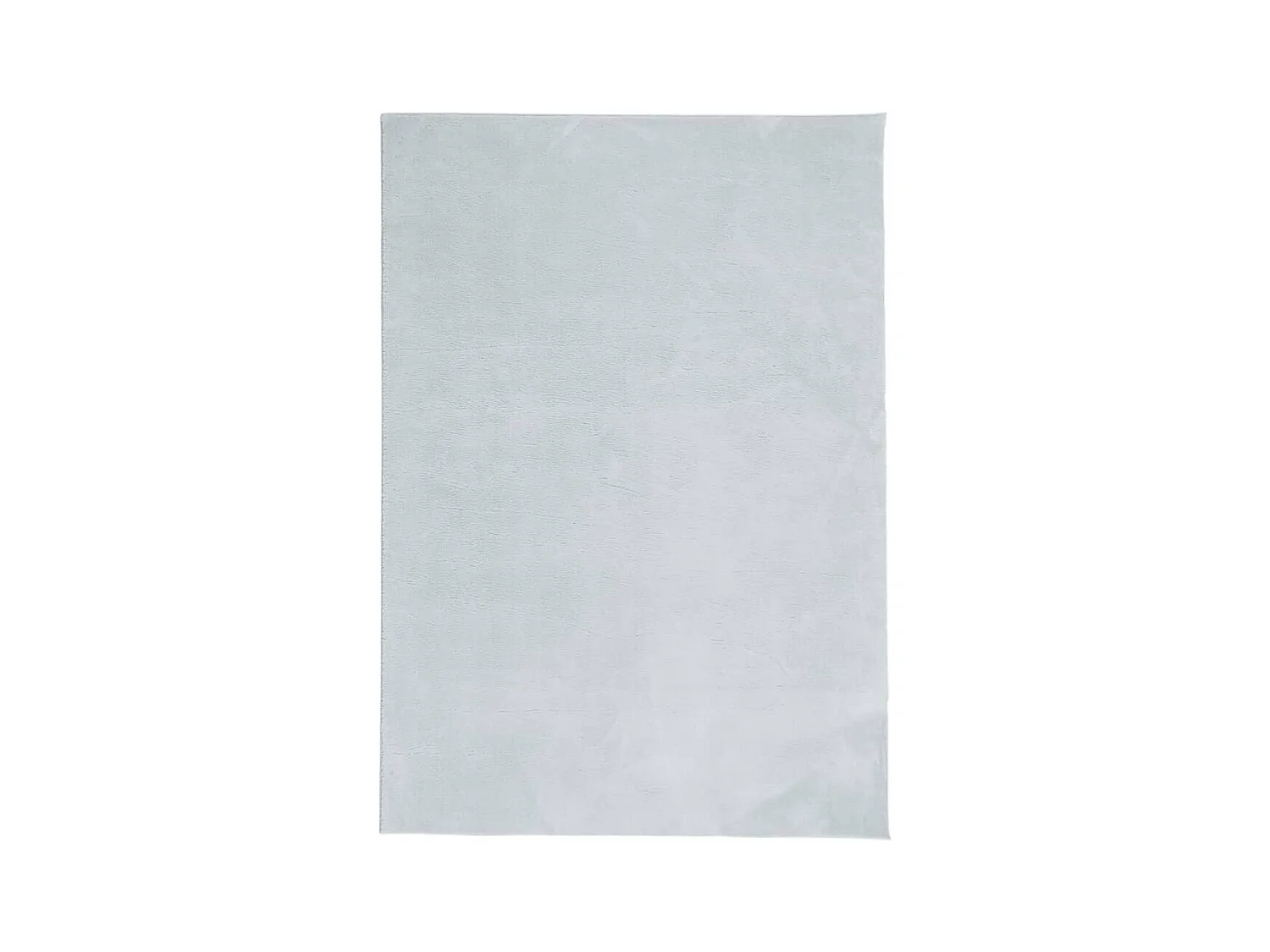 Alfombra de pelo corto suave lavable HUARTE azul 140x200 cm ES88991