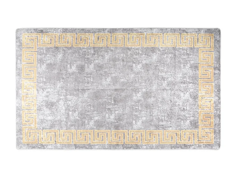 Tapis lavable antidérapant 120x180 cm Gris QBH36609