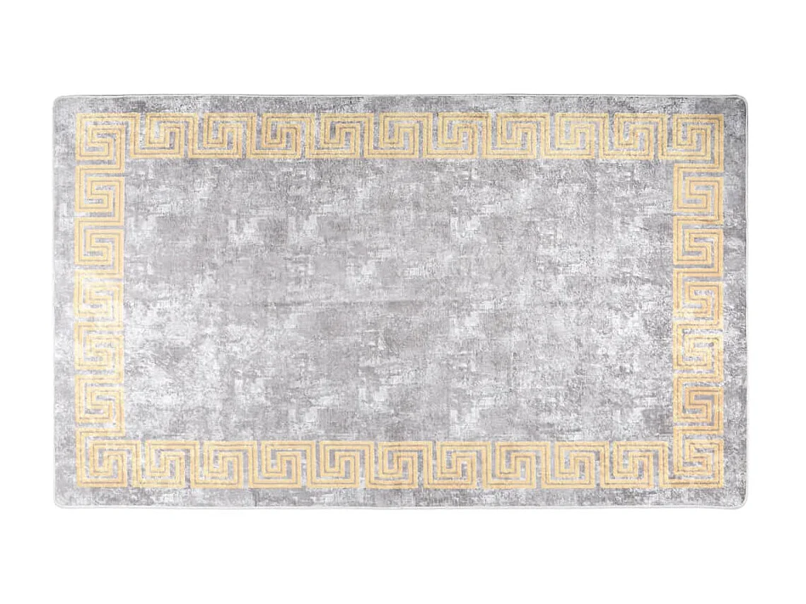 Tapis lavable antidérapant 120x180 cm Gris QBH36609