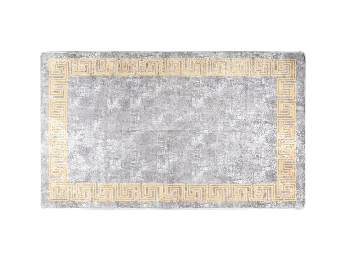 Tapis lavable antidérapant 120x180 cm Gris QBH36609