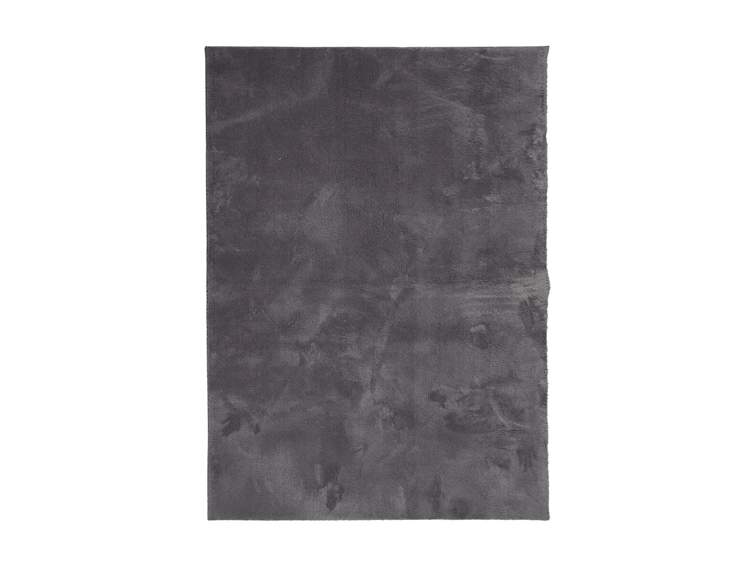 Tapis HUARTE à poils courts doux lavable anthracite 160x230 cm QBH22666
