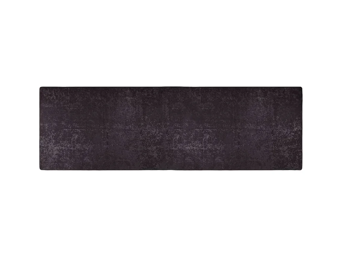 Tapis lavable antidérapant 80x300 cm Anthracite QBH35659