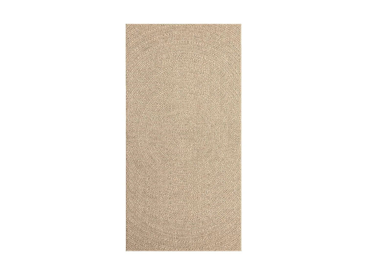 Tapis 80x150 cm aspect jute intérieur et extérieur QBH35656