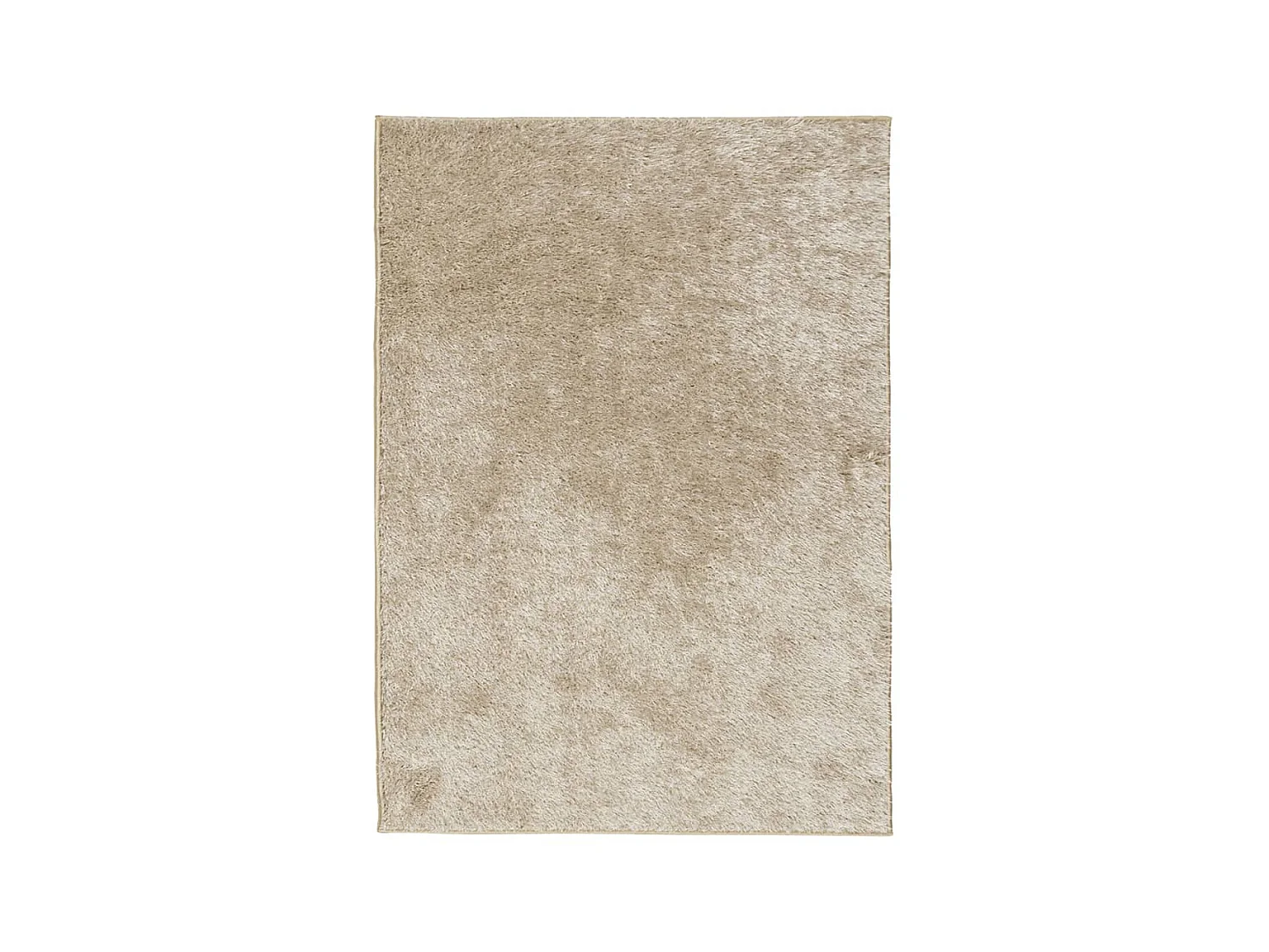 Vloerkleed ISTAN hoogpolig glanzend 200x280 cm beige NL937435