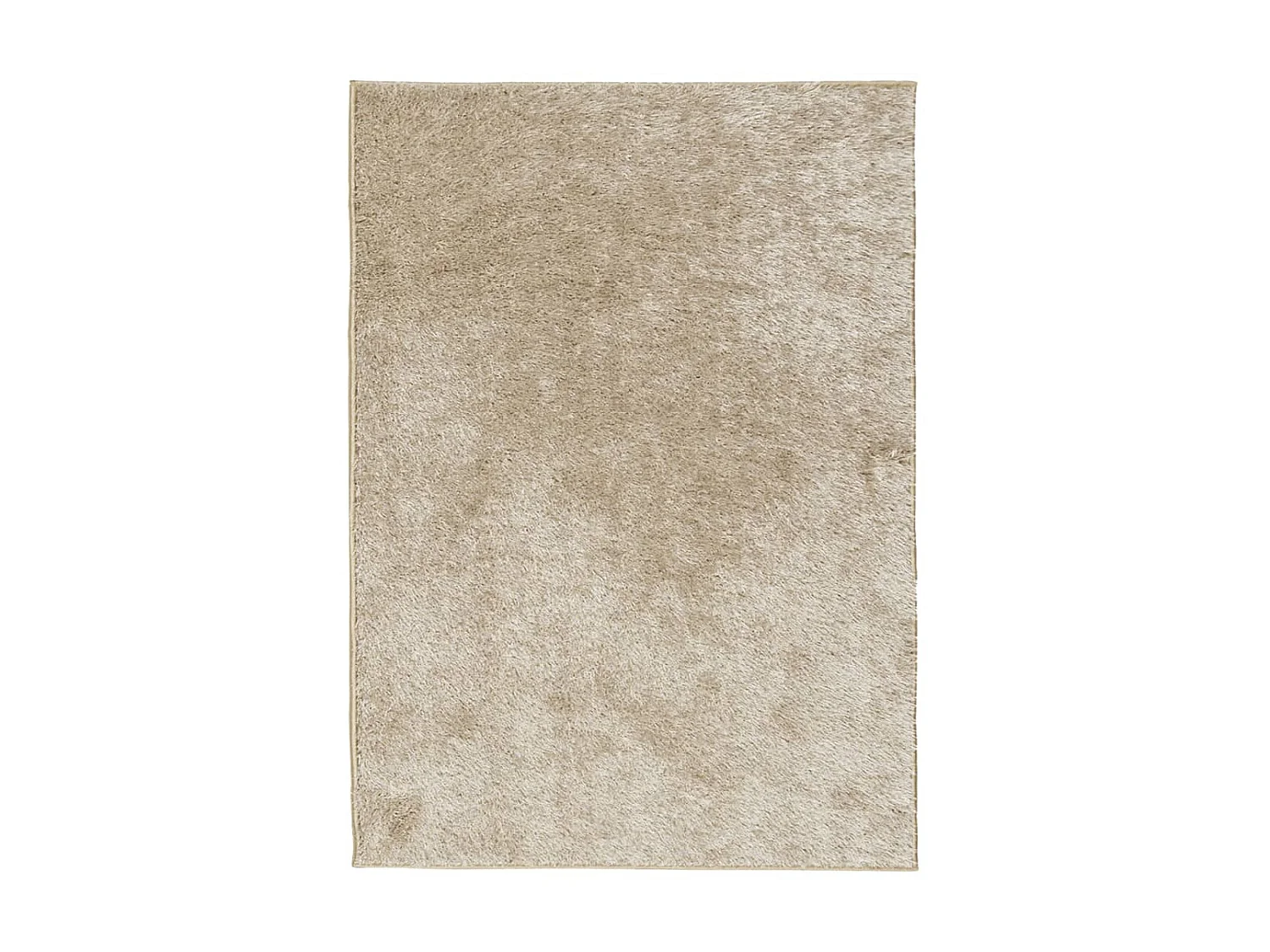 Vloerkleed ISTAN hoogpolig glanzend 200x280 cm beige NL937435