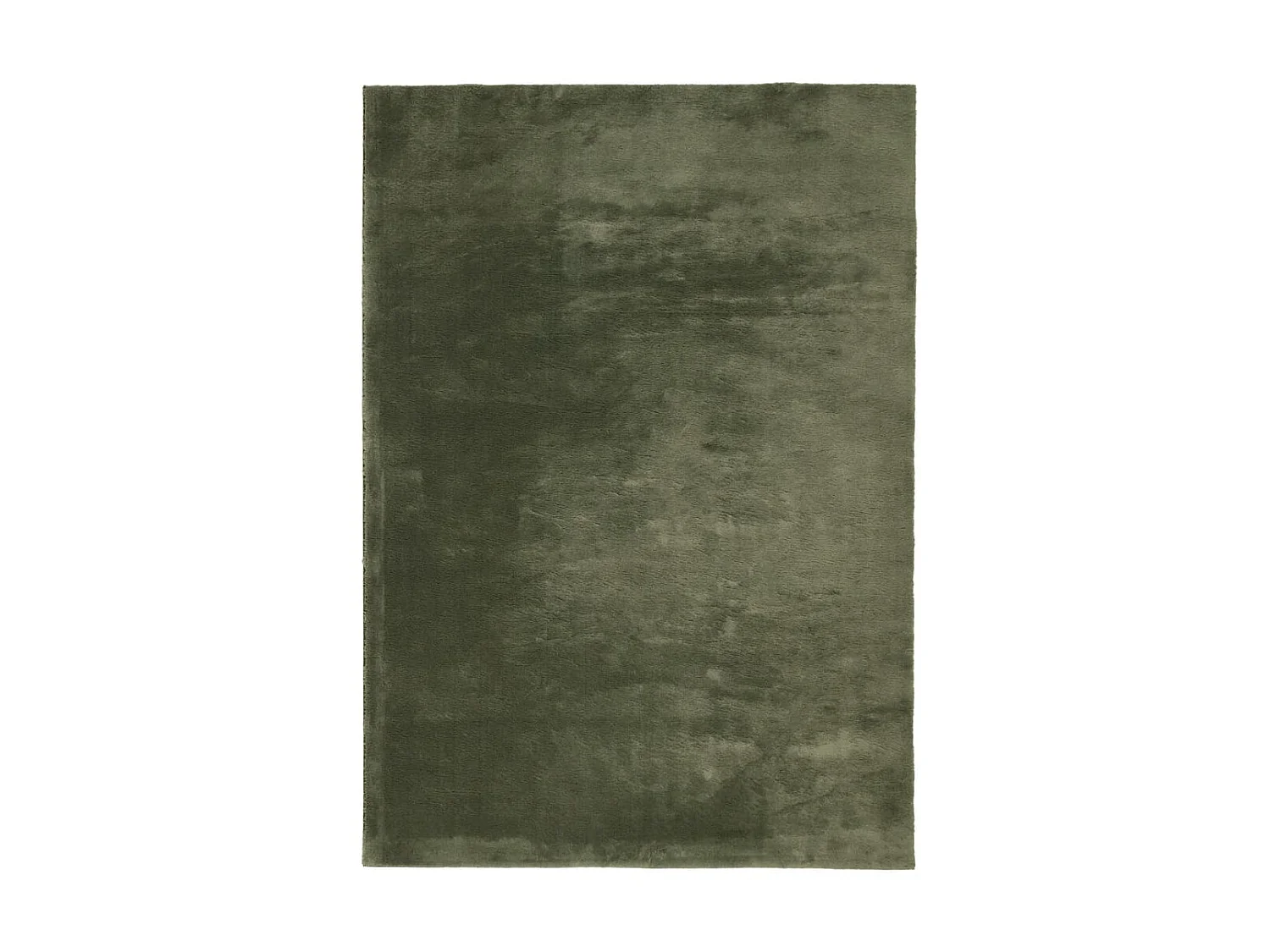 Tapis HUARTE à poils courts doux lavable vert forêt 160x230 cm QBH50403