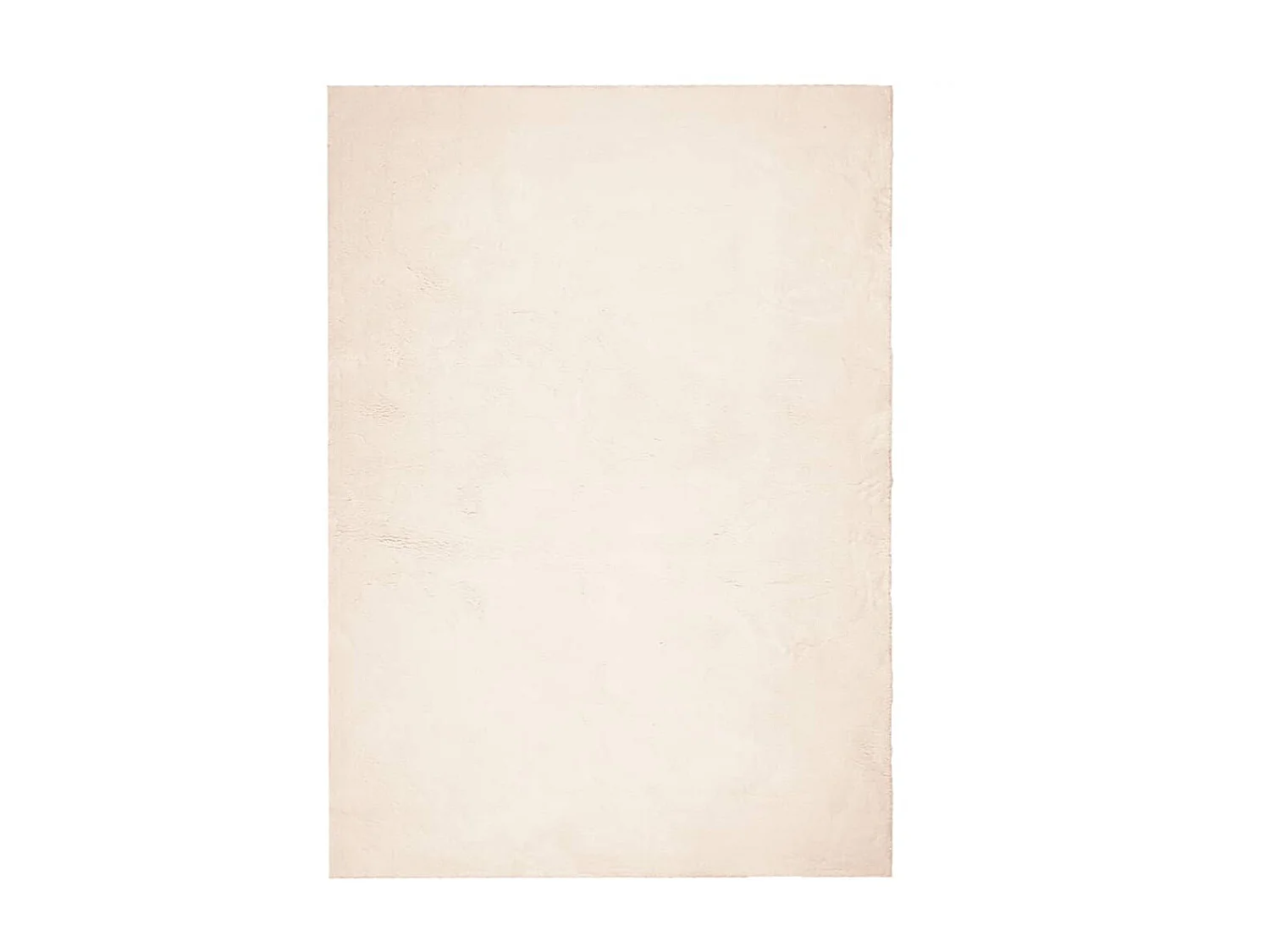 Tapis HUARTE à poils courts doux et lavable beige 140x200 cm QBH70434