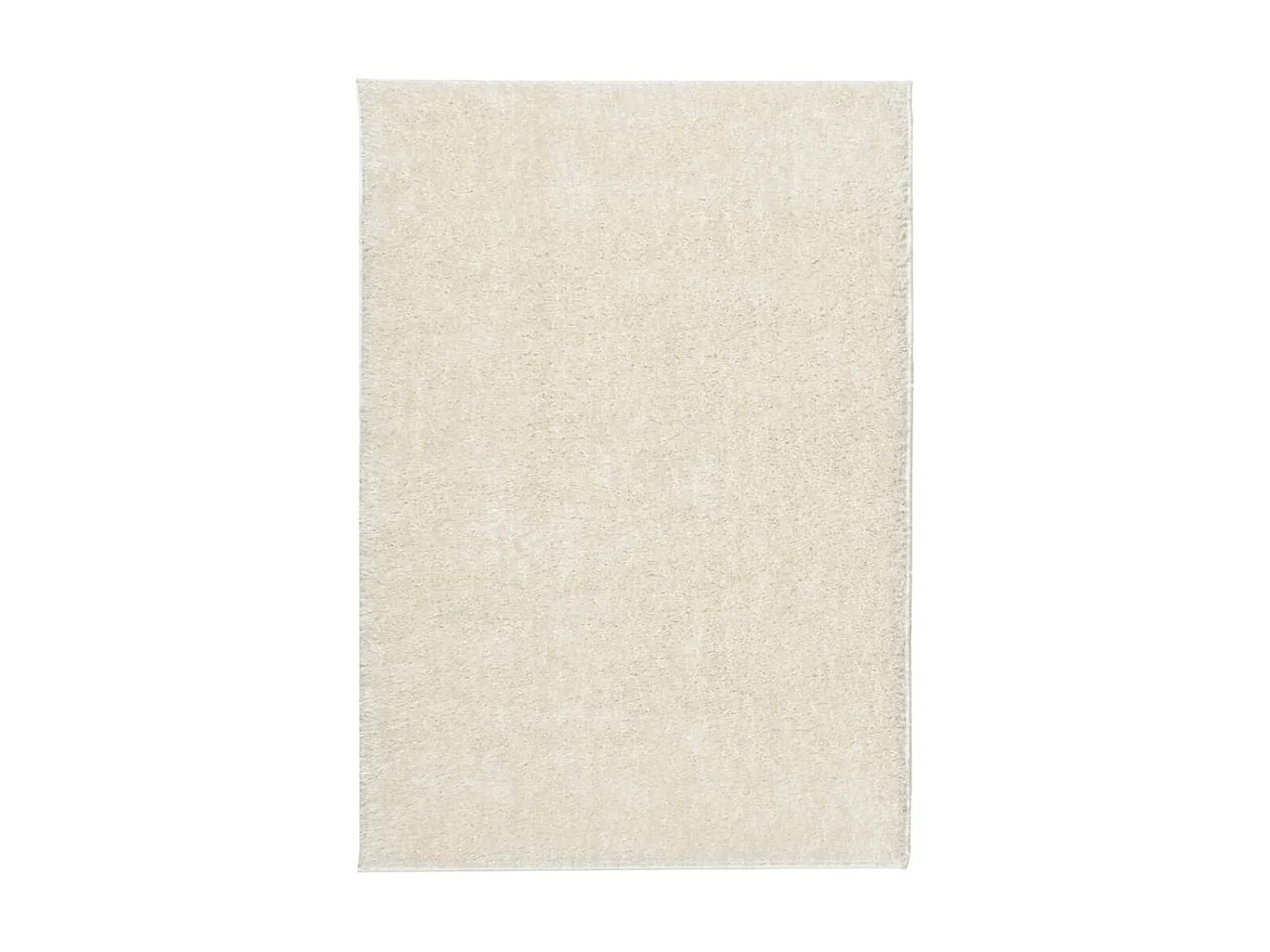 Tapete de pelo alto aspeto brilhante ISTAN 140x200cm cor creme PT302531