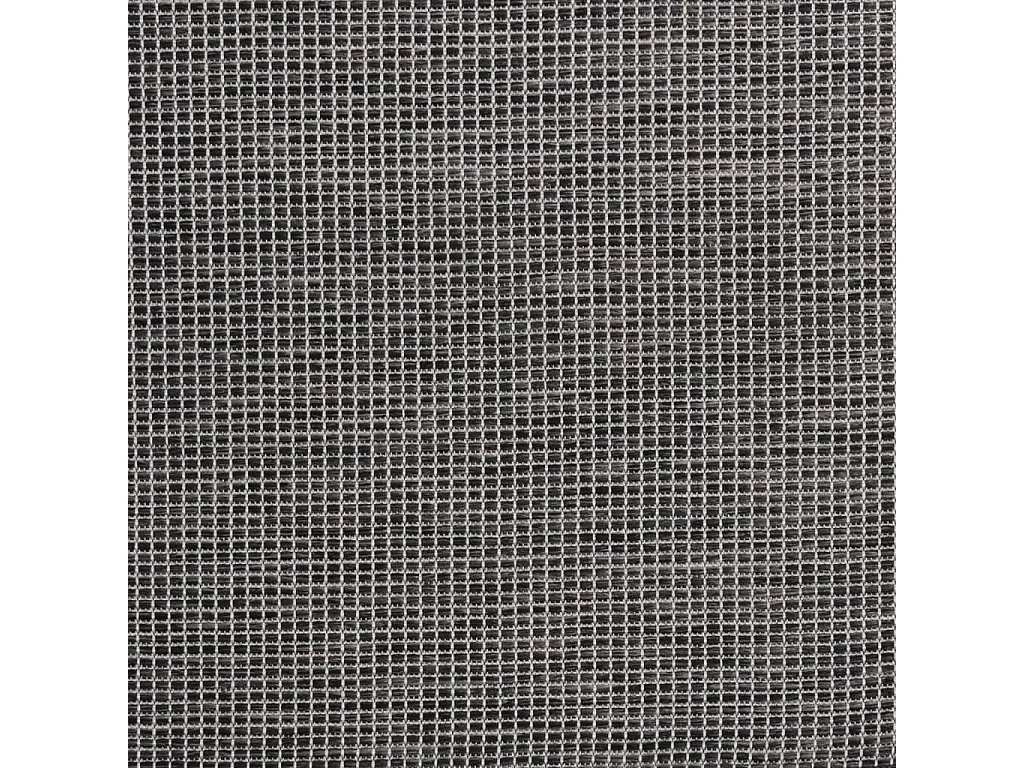Tapis à tissage plat d'extérieur 140x200 cm Gris QBH56500