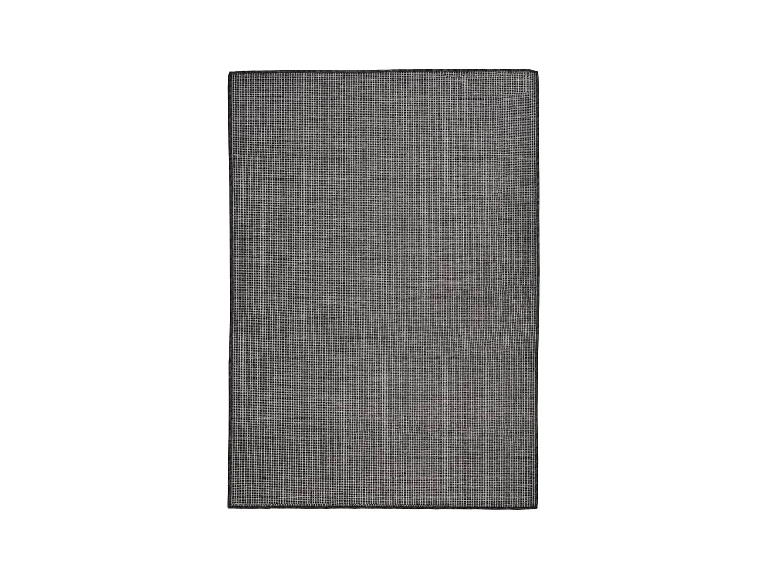 Tapis à tissage plat d'extérieur 140x200 cm Gris QBH56500