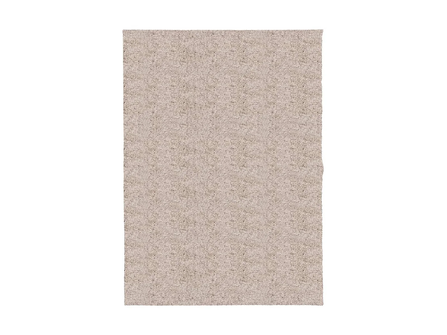 Tapis shaggy à poils longs moderne beige 140x200 cm QBH75307