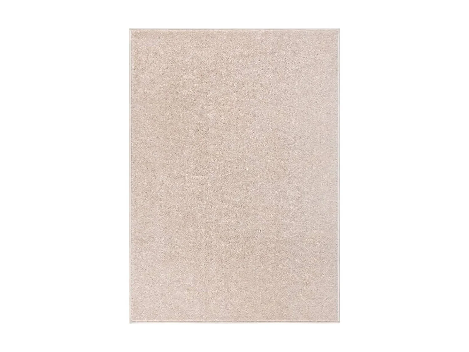 Vloerkleed kortpolig 140x200 cm donkerbeige NL544617