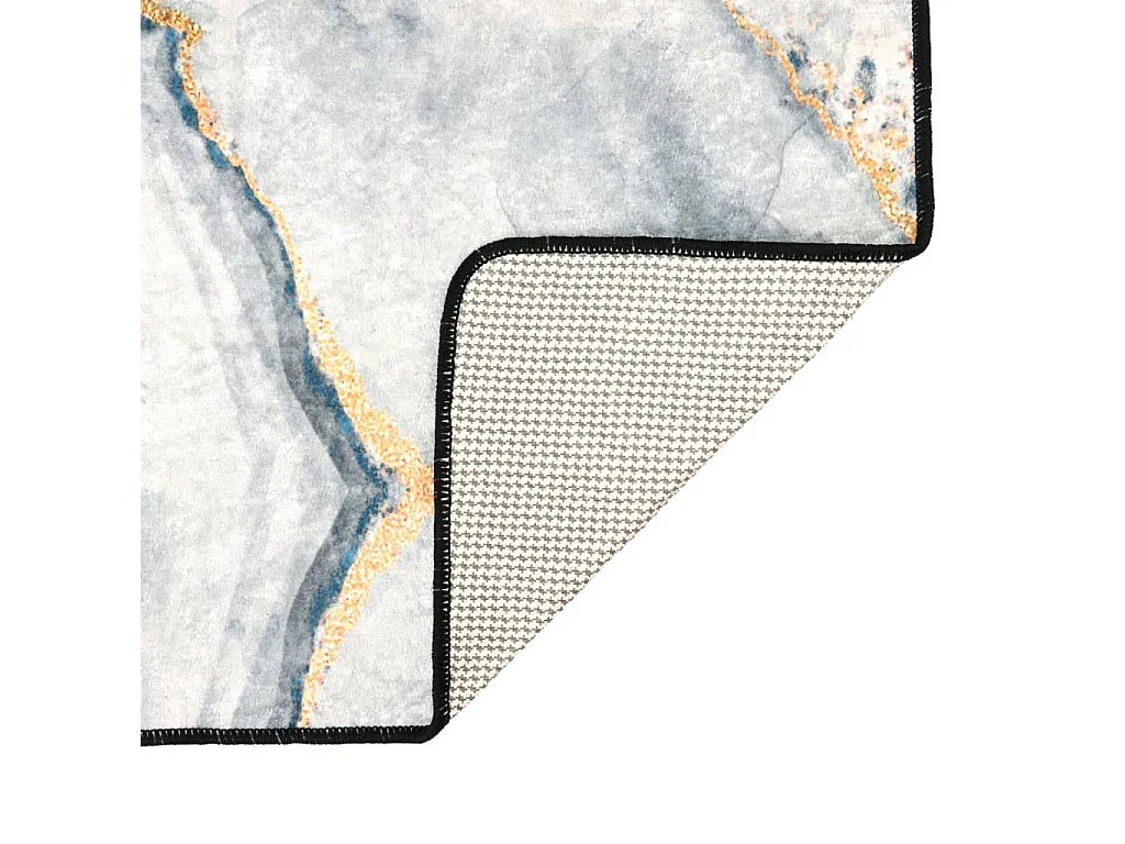 Tapis lavable multicolore 80x300 cm antidérapant QBH79413