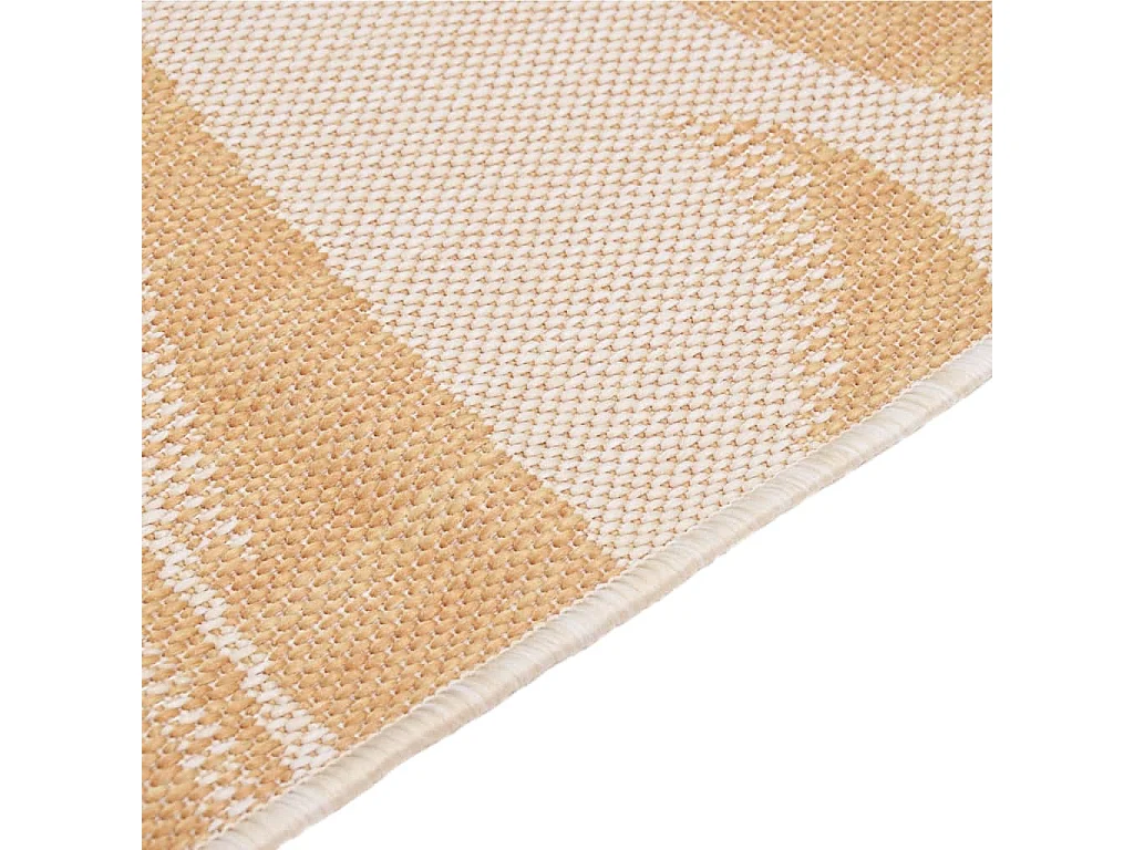 Tapete de tecido plano para exterior 80x250 cm padrão folhas PT239557